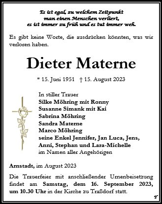 Dieter Materne