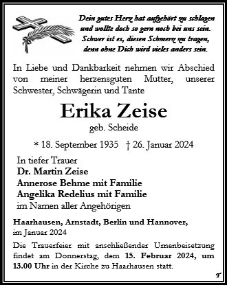 Erika Zeise