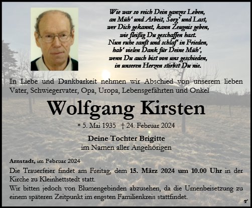 Wolfgang Kirsten