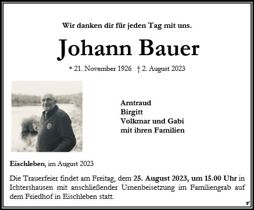 Johann Bauer