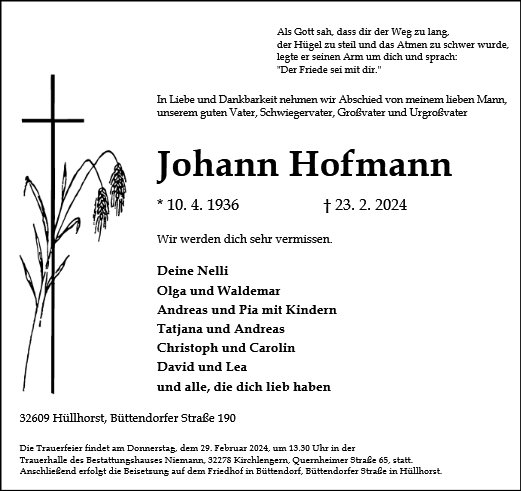 Johann Hofmann