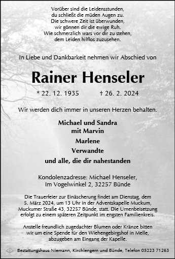 Rainer Henseler