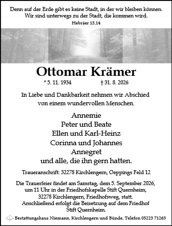 Ottomar Krämer