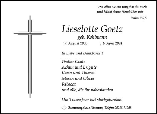 Lieselotte Goetz
