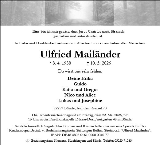 Ulfried Mailänder