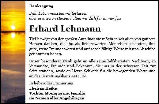 Erhard Lehmann