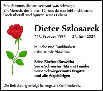 Dieter Szlosarek
