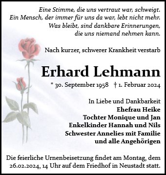 Erhard Lehmann