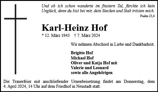 Karl-Heinz Hof