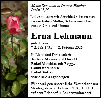 Erna Lehmann