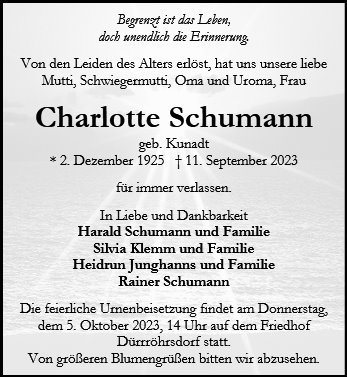 Charlotte Schumann