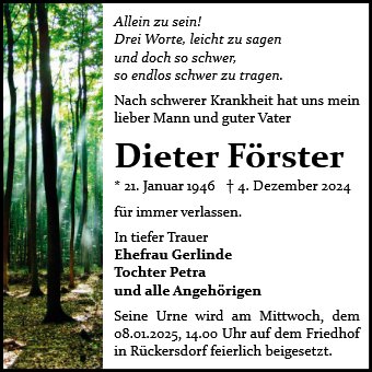 Dieter Förster