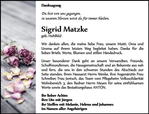 Sigrid Matzke