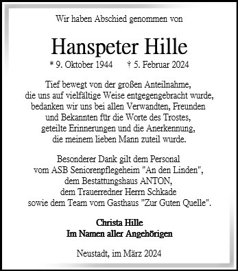 Hanspeter Hille