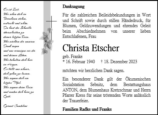 Christa Etscher