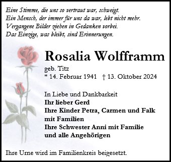 Rosalia Wolfframm