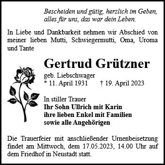Gertrud Grützner
