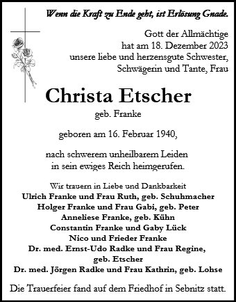 Christa Etscher