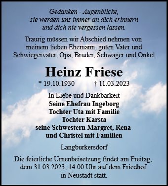 Heinz Friese