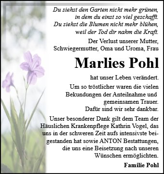 Marlies Pohl