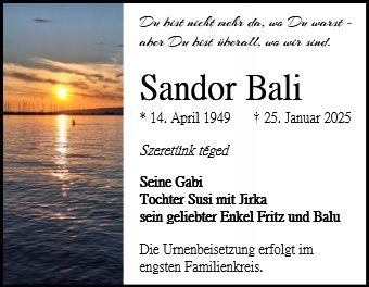 Sandor Bali