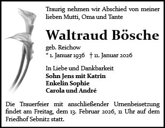 Waltraud Bösche