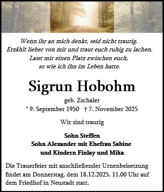 Sigrun Hobohm