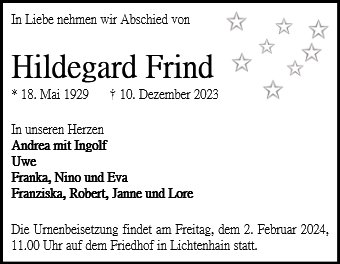 Hildegard Frind