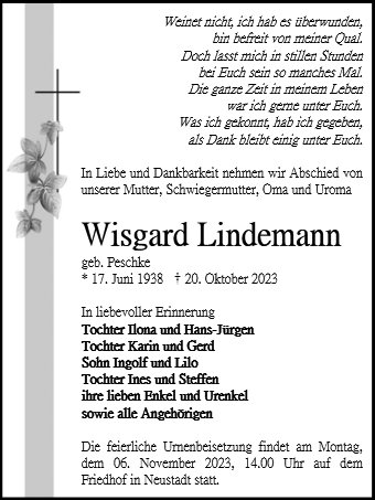 Wisgard Lindemann