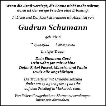 Gudrun Schumann