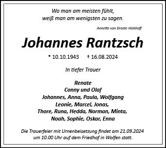 Johannes Rantzsch