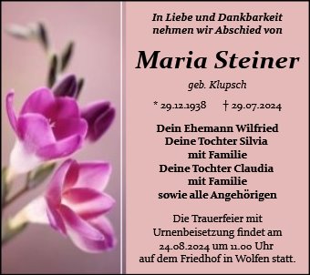 Maria Steiner