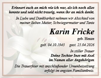 Karin Fricke