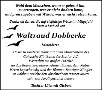 Waltraud Dobberke