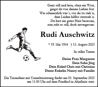 Rudi Auschwitz