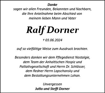 Ralf Dorner