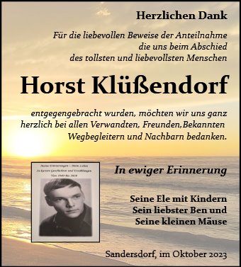 Horst Klüßendorf