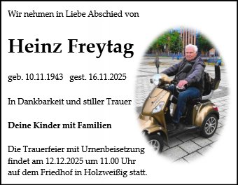 Heinz Freytag