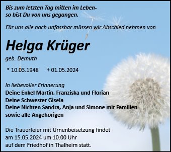 Helga Krüger