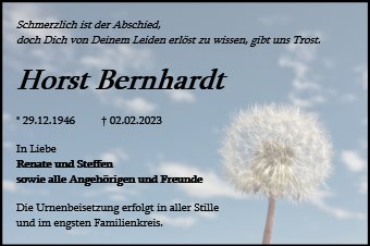 Horst Bernhardt
