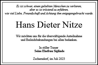 Hans Dieter Nitze