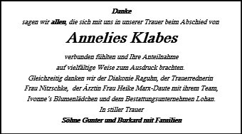 Annelies Klabes