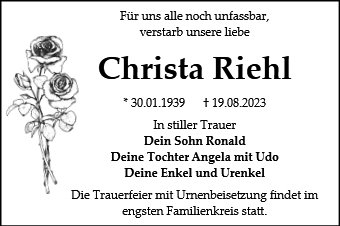 Christa Riehl