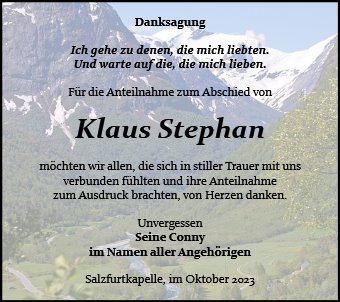 Klaus Stephan