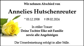 Annelies Hutschenreuter