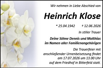 Heinrich Klose