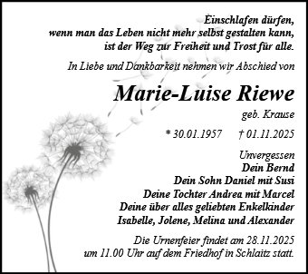 Marie-Luise Riewe