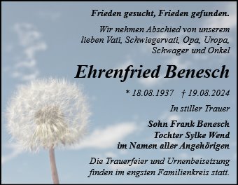 Ehrenfried Benesch