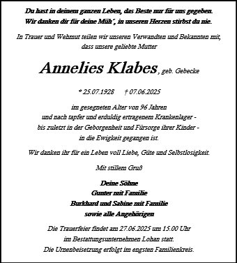 Annelies Klabes