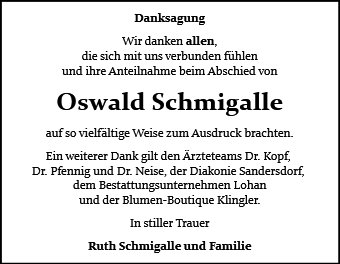 Oswald Schmigalle